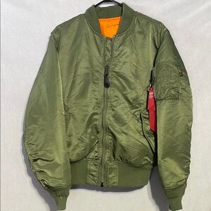 Alpha Industries Ma-1 Green Bomber Jacket